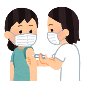 ワクチン接種の絵