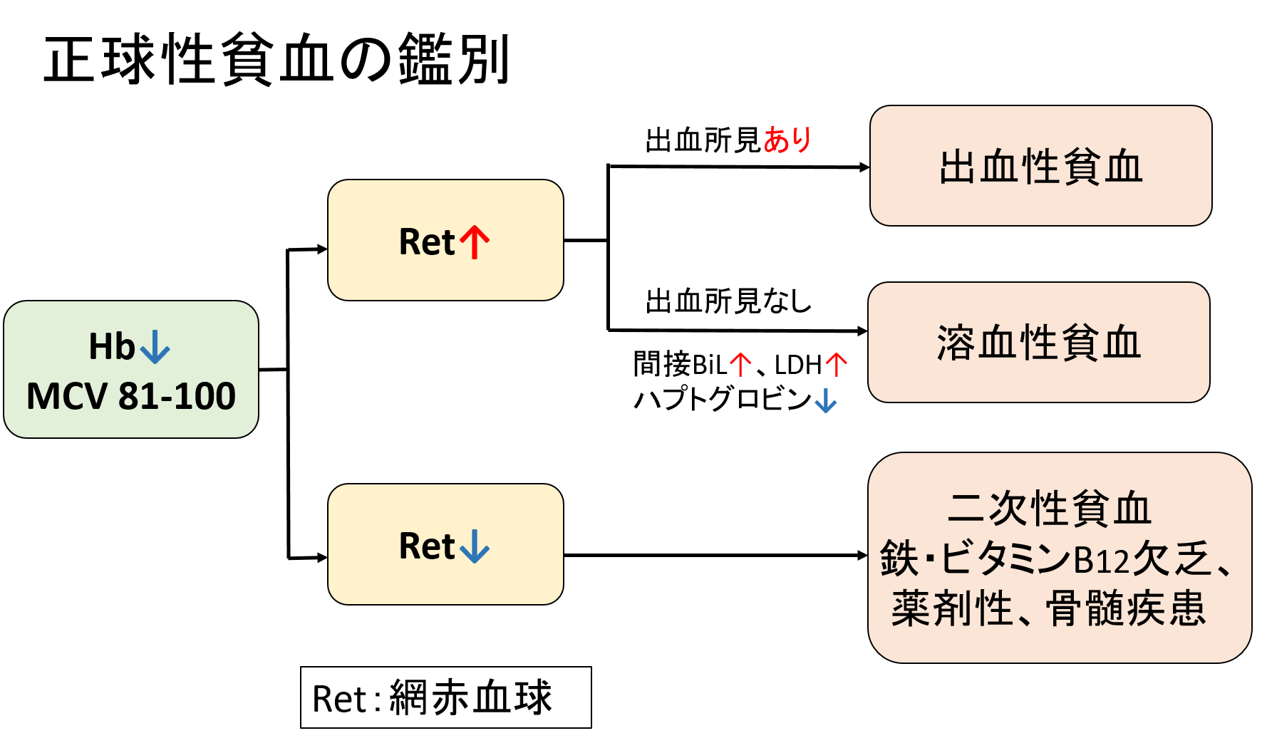 貧血の種類｜検査値(Hb,MCV)での見分け方と原因疾患 | ぴんころ